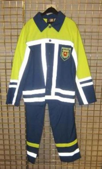 Vader en zoon Brandweer man outfit mt 48 / 152 / 164