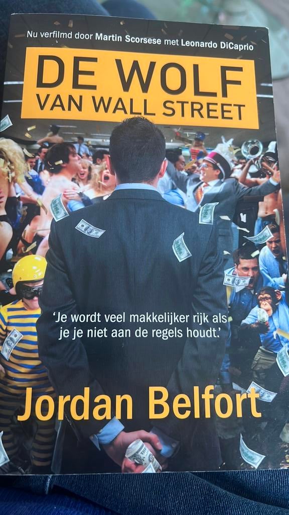 Jordan Belfort - De wolf van wall street, Ophalen of Verzenden, Zo goed als nieuw, Jordan Belfort