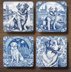 Toller Delfts Blauw onderzetters met houder, Ophalen of Verzenden, Nieuw, Glas of Kopje