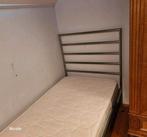 Éénpersoonsbed ikea Heimdal incl matras, Ophalen, Gebruikt, 90 cm, Eenpersoons