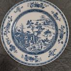 chinees porceleinen Blauw wit wandbord, Ophalen of Verzenden