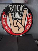 Rock Zone Metalen Wandbord, Ophalen of Verzenden, Nieuw
