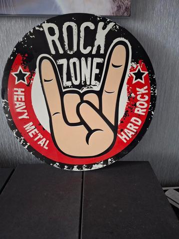 Rock Zone Metalen Wandbord beschikbaar voor biedingen