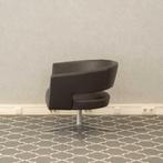 Montis Turner draaifauteuil - donkerbruin leder, Huis en Inrichting, Fauteuils, Niet ingevuld, Niet ingevuld, Leer, Ophalen of Verzenden