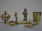 6 stuks mooi koperwerk, manneke pis 2x Bruxelles, 15 euro !, Ophalen, Koper