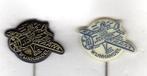 2 speldjes NV KAAN'S WIJNHANDEL SCHIPHOL VLIEGTUIG (A1), Verzamelen, Speldjes, Pins en Buttons, Verzenden, Gebruikt, Overige onderwerpen
