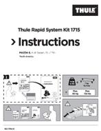 Voetenset en kitset Thule voor dakdragers Mazda 6, Thule, Gebruikt, Ophalen of Verzenden, Thule
