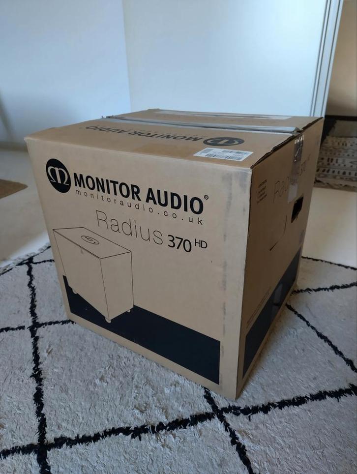 Audio Monitor Radius 370 HD actieve Subwoofer als Nieuw !, Audio, Tv en Foto, Luidsprekers, Zo goed als nieuw, Subwoofer, 120 watt of meer