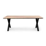 Maxfurn eettafel, 50 tot 100 cm, Vijf personen of meer, Rechthoekig, Ophalen