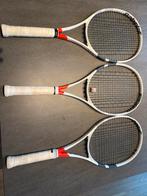 3x Babolat Pure Strike 16x19 grip 2, Sport en Fitness, Tennis, Ophalen, Zo goed als nieuw, Racket, Babolat
