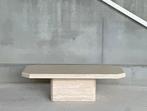 Salontafel | Travertin, Antiek en Kunst, Antiek | Meubels | Tafels, Ophalen