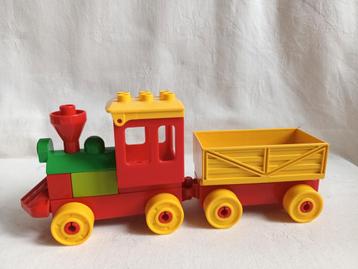 Duplo trein duwtrein handtrein met wagon  beschikbaar voor biedingen