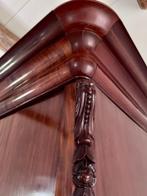 grote uitneembare antiek mahonie kledingkast hang/ leg, De doofpot, 200 cm of meer, 150 tot 200 cm, Antiek biedermeier