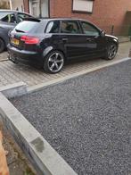 Audi A3 1.6 TDI 77KW Sportback 2011 Zwart 3x sline, Auto's, Voorwielaandrijving, 1295 kg, 4 cilinders, Zwart