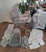 Mutsaerts 2 in 1 grijs leren kinderwagen veel accessoires, Ophalen of Verzenden, Gebruikt, Kinderwagen, Met reiswieg