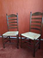 stoelen, Huis en Inrichting, Stoelen, Ophalen, Gebruikt, Twee, Bruin