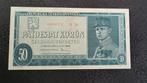 50 kroon Tsjechoslowakije 1948, Postzegels en Munten, Bankbiljetten | Europa | Niet-Eurobiljetten, Ophalen of Verzenden, Overige landen