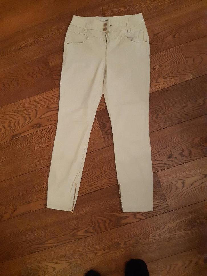 Esprit de.corps jeans beige - 38, Kleding | Dames, Broeken en Pantalons, Zo goed als nieuw, Maat 38/40 (M), Beige, Lang, Ophalen of Verzenden