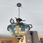 Tiffany hanglamp en bijpassende wandlamp, Huis en Inrichting, Lampen | Kroonluchters, Ophalen, Zo goed als nieuw