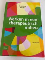 Werken in een therapeutisch milieu, Ophalen of Verzenden, Zo goed als nieuw, C. Janzing & J. Kerstens