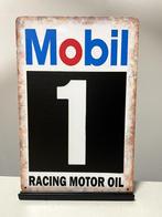 Mobil 1 metalen reclamebord / wandbord (Old Look), Ophalen of Verzenden, Nieuw, Auto's