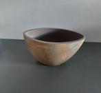 Bloempot, aardewerk, ovaal, kleurenmix bruin/grijs/zandtint, 25 tot 40 cm, Gebruikt, Binnen, Ophalen of Verzenden