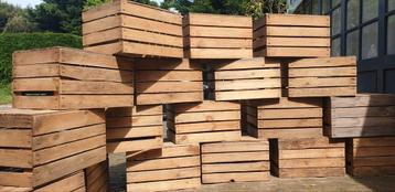 Fruitkisten | Appelkisten | Houten Kratten beschikbaar voor biedingen