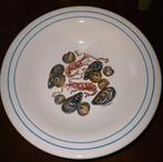 6 ronde diepe borden, pasta vongole, mosselen, vis., Huis en Inrichting, Keuken | Servies, Ophalen of Verzenden, Gebruikt, Overige stijlen