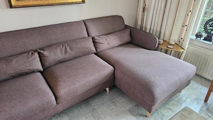 Hoekbank, Huis en Inrichting, Banken | Bankstellen, Zo goed als nieuw, Hoekbank, Driepersoons, 250 tot 300 cm, Minder dan 75 cm