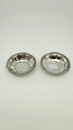 2 lage kleine oude zilveren bakjes uit Duitsland, Antiek en Kunst, Antiek | Goud en Zilver, Ophalen of Verzenden, Zilver