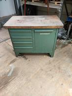 Dowidat werkbank. Verrijdbaar/inklapbare wielen, Doe-het-zelf en Verbouw, Werkbanken, Ophalen, Gebruikt, 70 tot 120 cm, Bankschroef