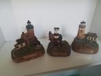 Vuurtoren Amerika Beeldjes Set van 3, Antiek en Kunst, Ophalen of Verzenden