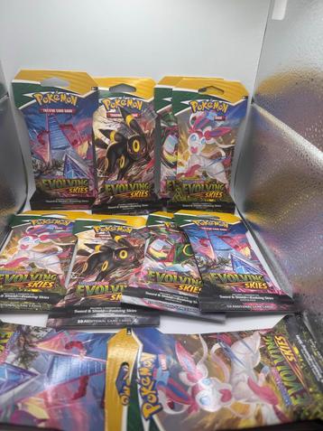 Pokémon Evolving Skies sleeved Booster Packs 10 stuks beschikbaar voor biedingen