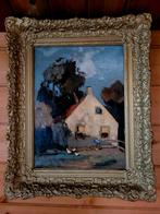 Schilderij van boerderij door John Schmalen '50, Ophalen