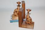 Boekensteunen , giraffe | Houten boekensteun, Ophalen of Verzenden, Zo goed als nieuw