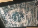 Vloerkleed  vintage look 190x 130 groen/crème, Huis en Inrichting, Stoffering | Tapijten en Kleden, Ophalen, 100 tot 150 cm, Crème