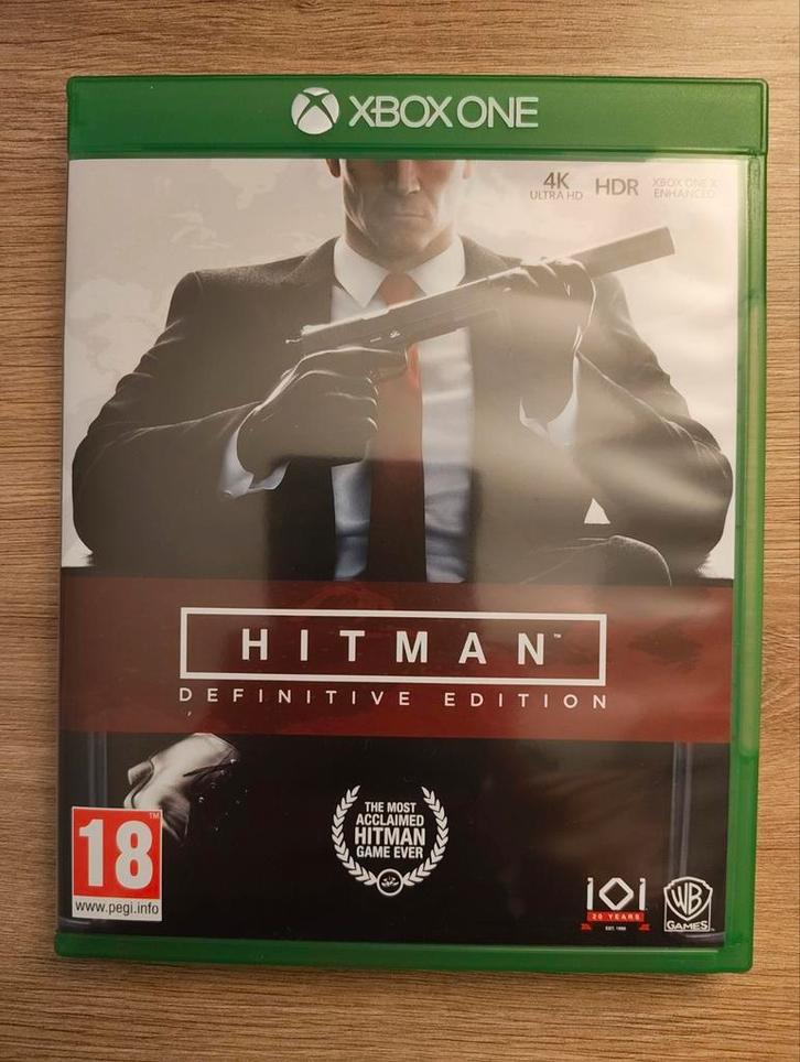 Hitman Definive edition (XboxOne), Spelcomputers en Games, Spelcomputers | Xbox One, Gebruikt, Xbox One X, 1 TB, Met 1 controller