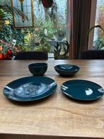 Servies blauw ceramics type Moskou, Ophalen, Zo goed als nieuw, Bord(en), Overige stijlen