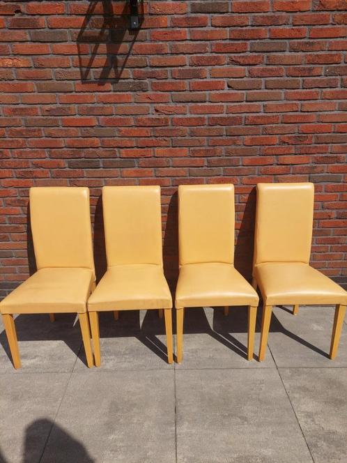 4 Eetkamerstoelen, Huis en Inrichting, Stoelen, Gebruikt, Vier, Overige kleuren, Ophalen