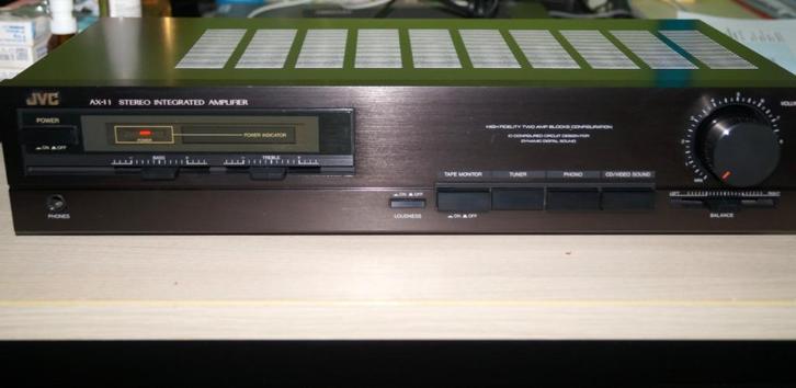 JVC AX-11BK Versterker( 1 jaar garantie), Audio, Tv en Foto, Versterkers en Receivers, Gebruikt, Stereo, Minder dan 60 watt, JVC