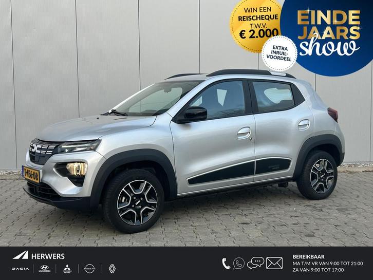 Dacia Spring Expression 27 kWh / Navigatie / Airco / Limit C, Auto's, Dacia, Bedrijf, Te koop, Spring, ABS, Achteruitrijcamera