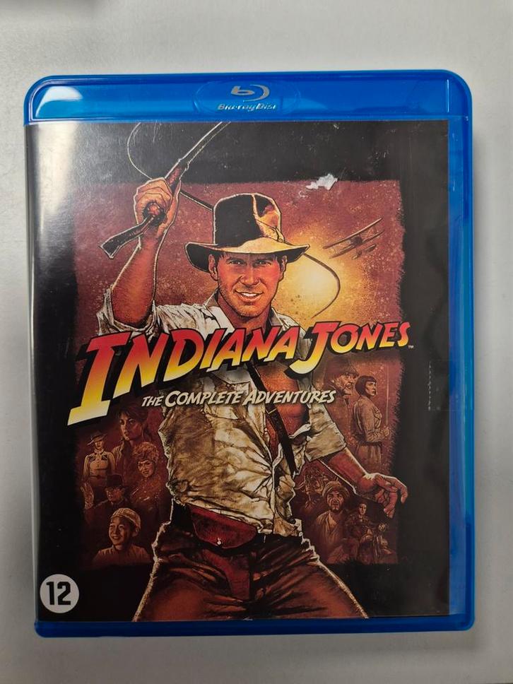 Indiana Jones: The Complete Adventures - Blu-ray, Cd's en Dvd's, Blu-ray, Zo goed als nieuw, Actie, Boxset, Ophalen of Verzenden
