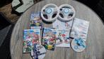 Mario Kart / 2 stuurtjes + Super SmashBrosBrawl Nintendo Wii, Gebruikt, Racen en Vliegen, Ophalen of Verzenden, 3 spelers of meer