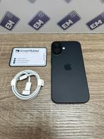 iPhone 16 - 128GB / batterij 100% / garantie, 128 GB, Overige modellen, Zwart, Ophalen of Verzenden