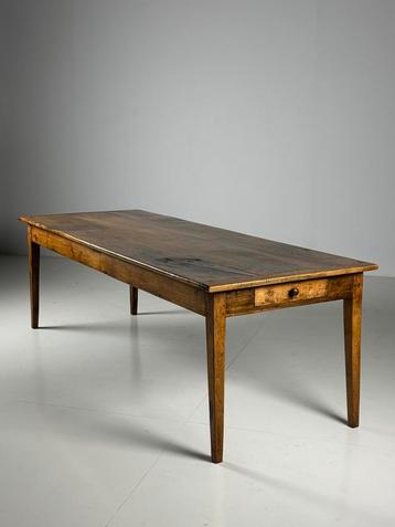 Franse boeren eettafel antiek 251cm beschikbaar voor biedingen