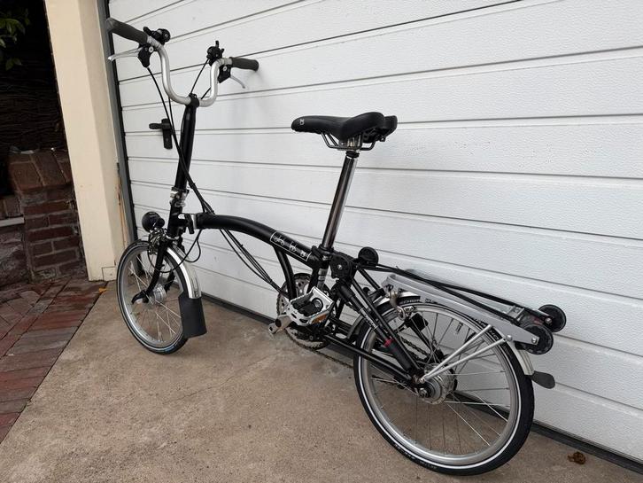 Brompton Vouwfiets M6R, Fietsen en Brommers, Fietsen | Vouwfietsen, Gebruikt, Heren, Brompton, 16 tot 18 inch, Totaal opvouwbaar