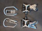 2 toeclips (Kuyokuto petite) en 2 bidonhouders (aluminium), Ophalen of Verzenden, Gebruikt, Racefiets