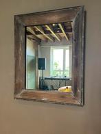 2 Spiegels . 1x met Houten Lijst . 1x met Glas in Lood, Ophalen of Verzenden, Zo goed als nieuw, Rechthoekig, Minder dan 100 cm