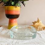Vintage 60s Pukeberg x Uno Westerberg glas schaal, Verzenden