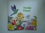 Grote kaart kolibri vogels bloemen vrolijk Pasen, Ophalen of Verzenden